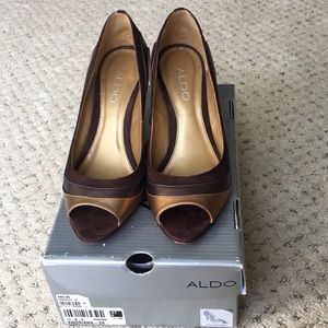 Aldo peep toe heels
